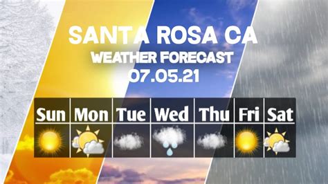 10 day weather forecast santa rosa ca